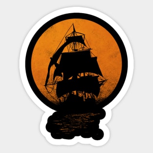 pirate ship Sticker